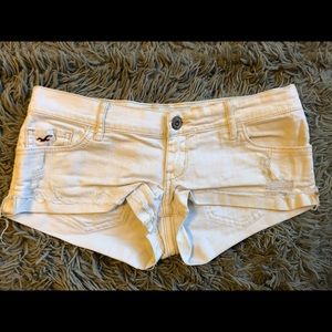 White Hollister Shorts